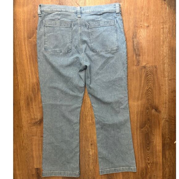 NWT Madewell Tall Kick Out Crop Jeans Penman Wash Size 33T - Picture 7 of 9